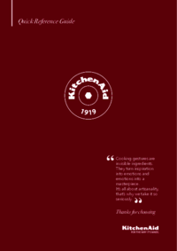 Zobrazit dokument KitchenAid KOTSPB 60600 Uživatelská příručka